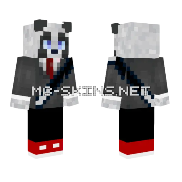 Rafa Presidente Minecraft skin, front and back