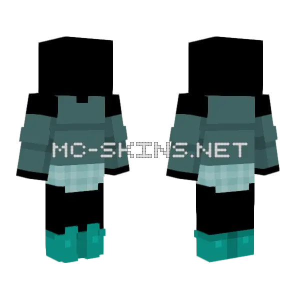 Raffle Prize Minecraft skin, front and back