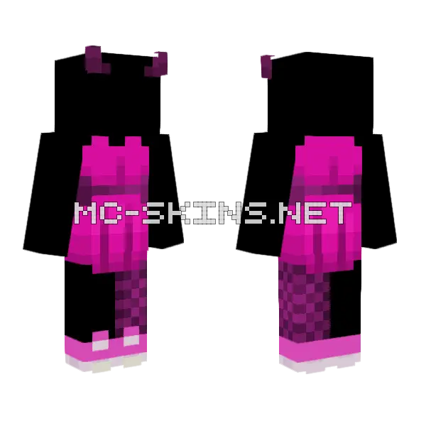 Raffle Prize Minecraft skin, front and back