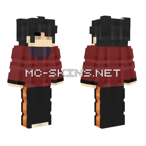 Rageelixir Boy Outfit Minecraft skin, front and back