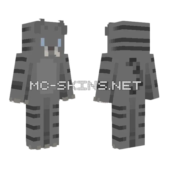 Raggedpelt Yellowpaw Cat Minecraft skin, front and back