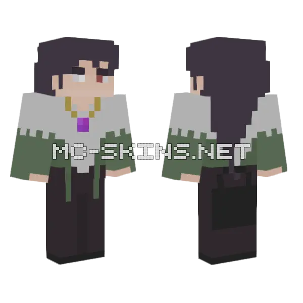 Rahem Minecraft skin, front and back