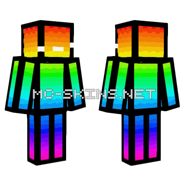 Prism Blob Suit, front and back