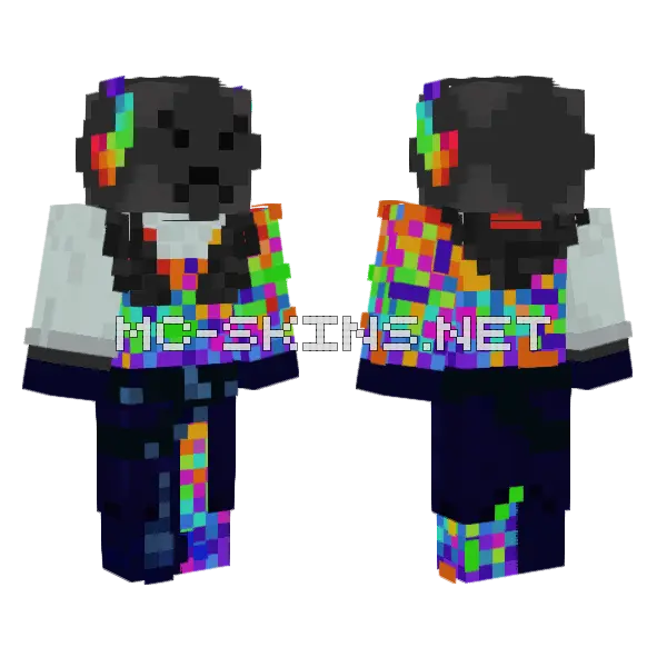 Agent Notharmless Suit, front and back