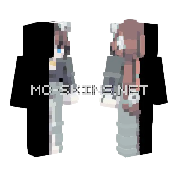 Raise A Toast Minecraft skin, front and back