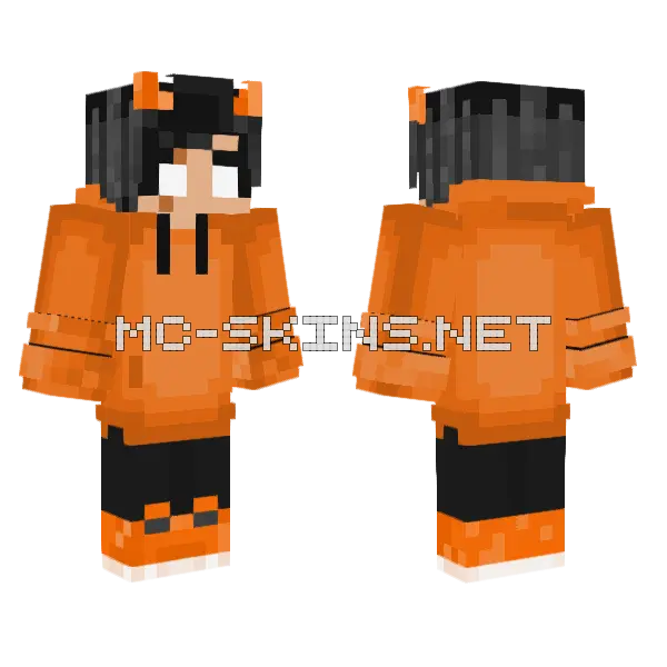 Raivapura Naruto 1 2 Minecraft skin, front and back