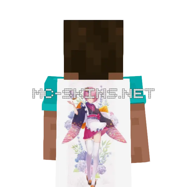 Ram Kimono cape, outside and lining