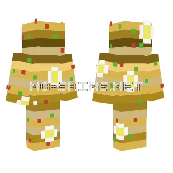 Ramen Fixed Minecraft skin, front and back