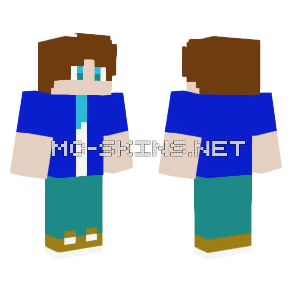 Ramirez Minecraft skin, front and back