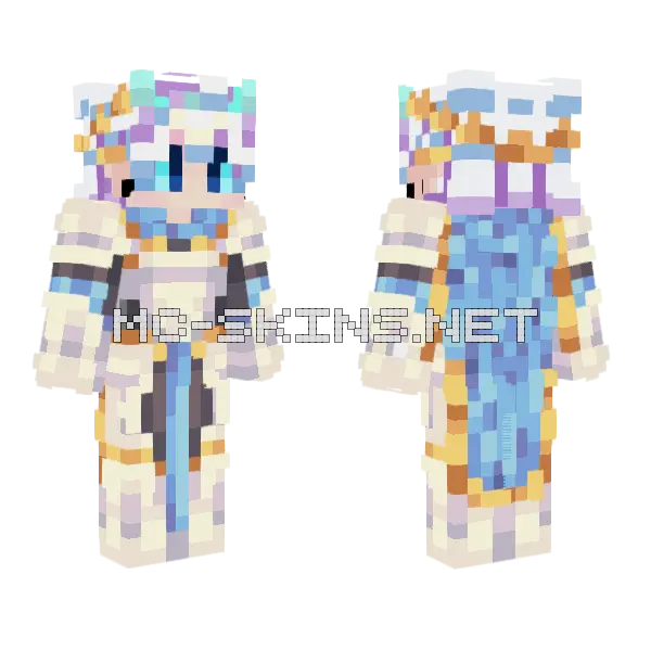 Random Emperor Arc Minecraft skin, front and back