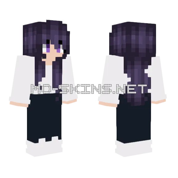 Random Girl Skin Minecraft skin, front and back