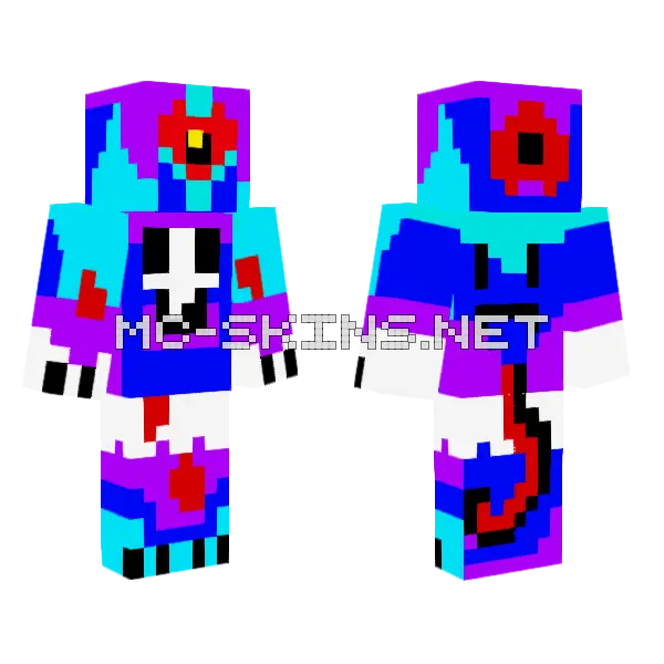 Random Ice Part 2 Minecraft skin, front and back