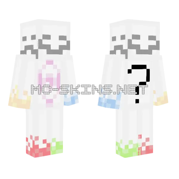 Random Skin Minecraft skin, front and back