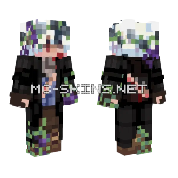 Random Stage 5 Minecraft skin, front and back