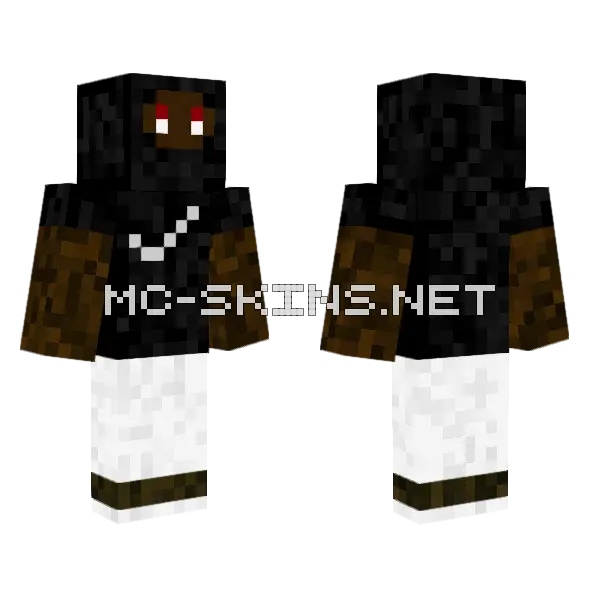 Random Thug Gangster Minecraft skin, front and back