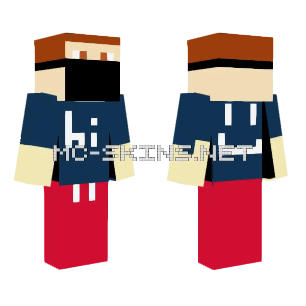 RandomDudeSkinOdepic Minecraft skin, front and back