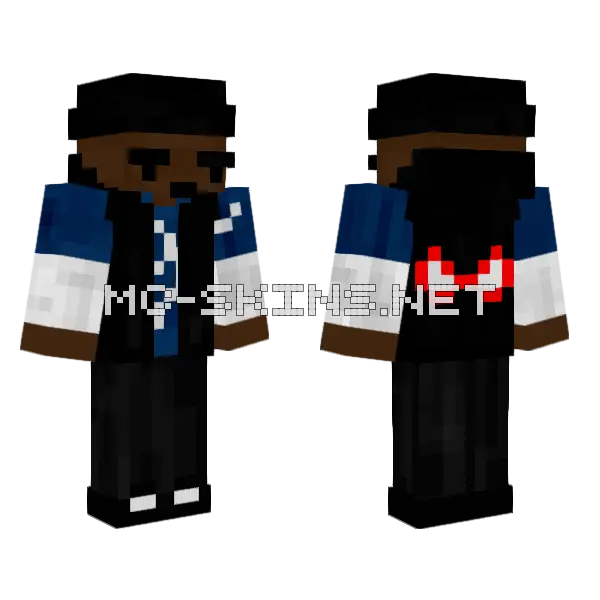 Rangel Minecraft skin, front and back