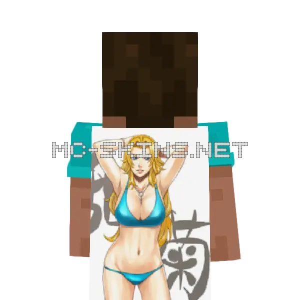 Rangiku Matsumoto Bikini cape, outside and lining