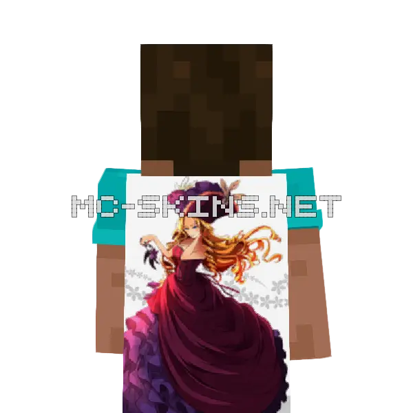Rangiku Matsumoto Dress cape, outside and lining