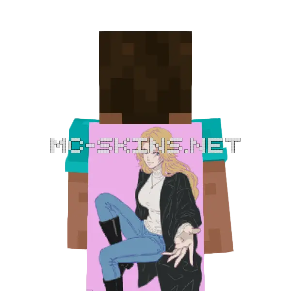 Rangiku Matsumoto Sweater cape, outside and lining