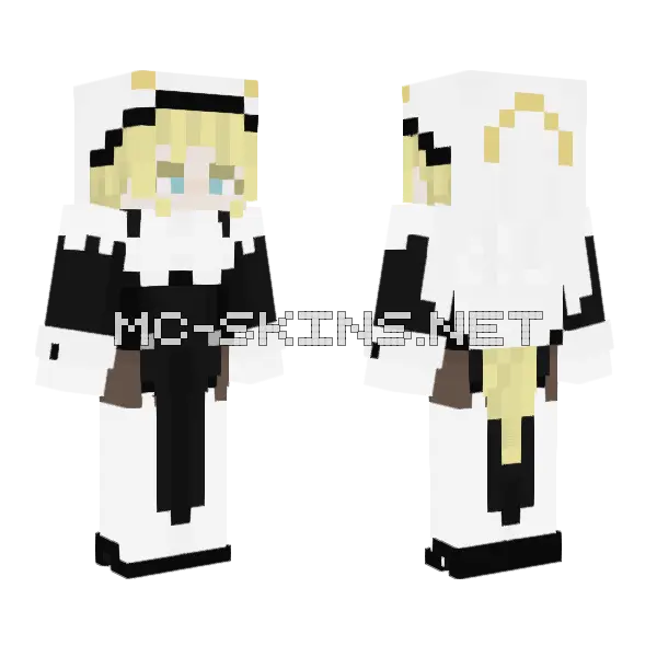 Rapunzel Pure Grace Minecraft skin, front and back