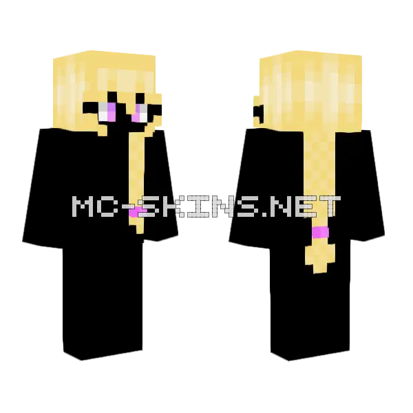 Rapunzel Tangle Movie Minecraft skin, front and back