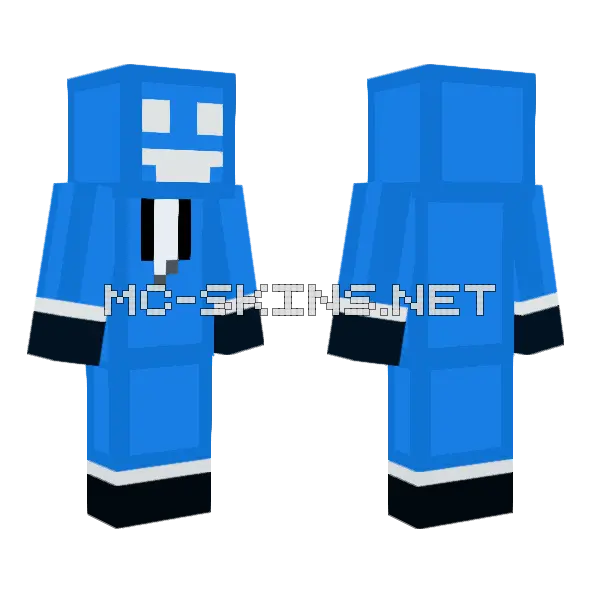 Rare Hare Minecraft skin, front and back
