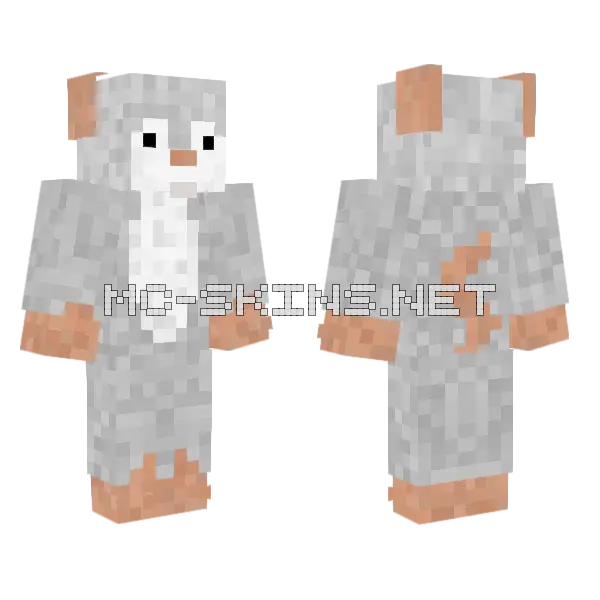 Rat For Fenny 3 Minecraft skin, front and back