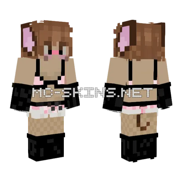 Rat FX Minecraft skin, front and back