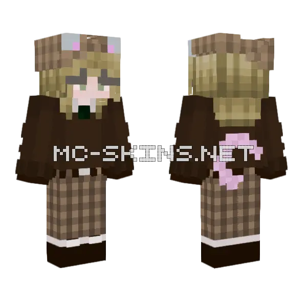 Rat Rat Rat Rat Rat Ra Minecraft skin, front and back