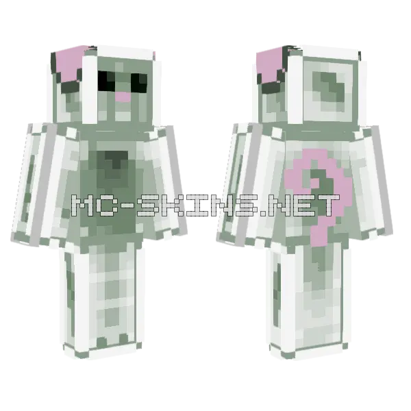 Rat Slime Minecraft skin, front and back