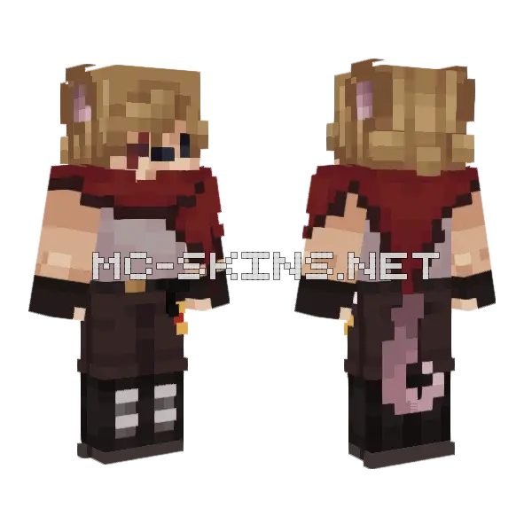 Rats Smp Minecraft skin, front and back