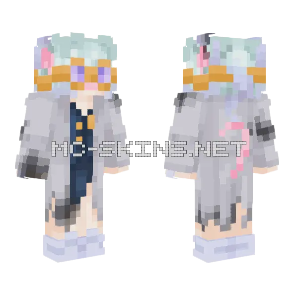Rats Smp Scientist Minecraft skin, front and back