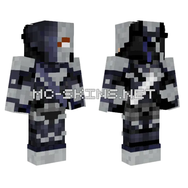 Ravager Deathstroke Son Minecraft skin, front and back