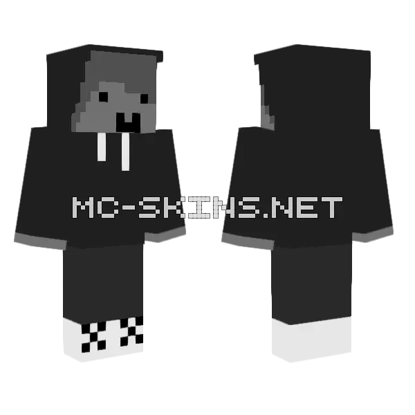 Rave Skin Minecraft skin, front and back