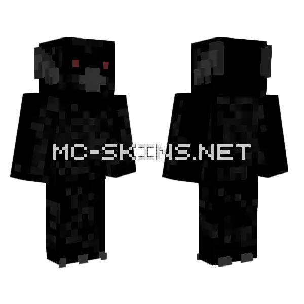 Raven Skin Minecraft skin, front and back