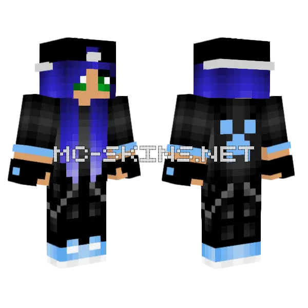 Ravenols01 Skin Minecraft skin, front and back