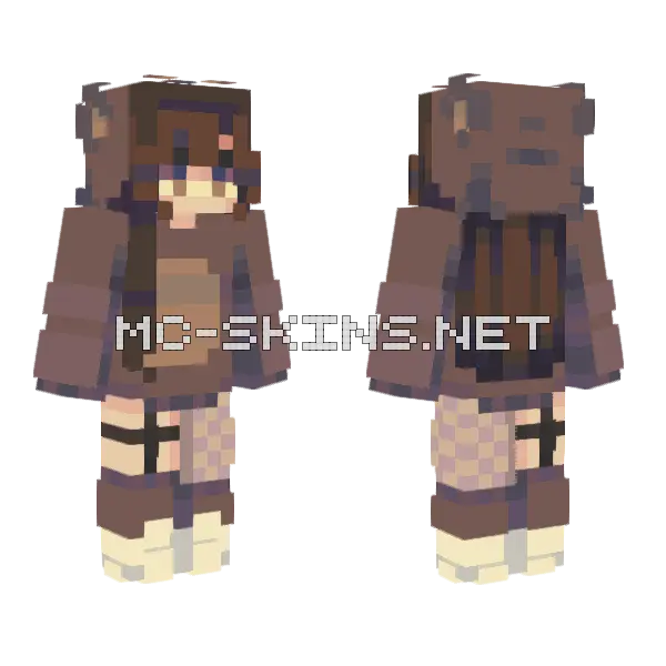 Rawr Rce Minecraft skin, front and back