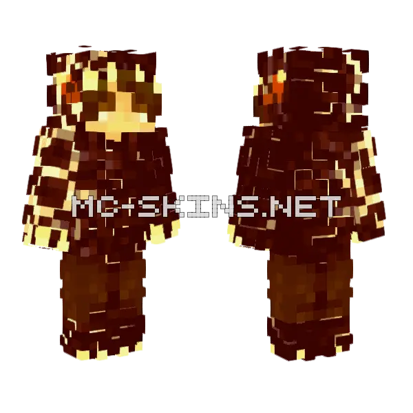 Rawrrr Minecraft skin, front and back