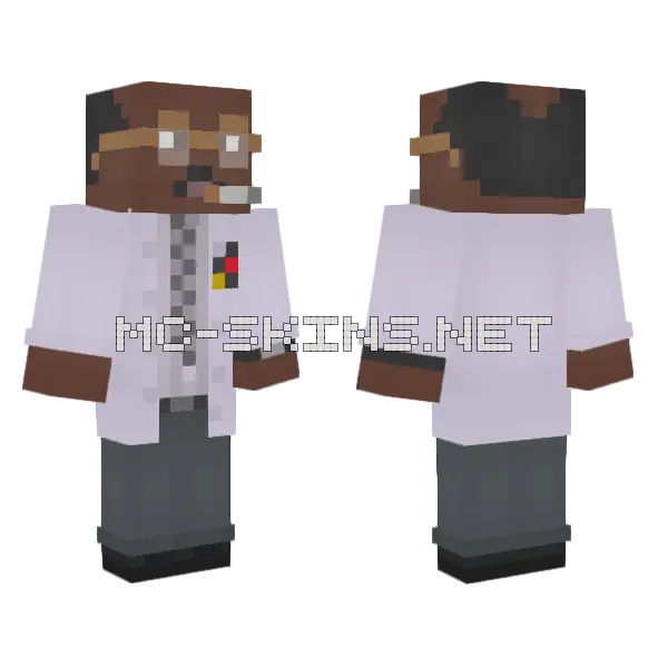 Ray Arnold Alt 3 Minecraft skin, front and back