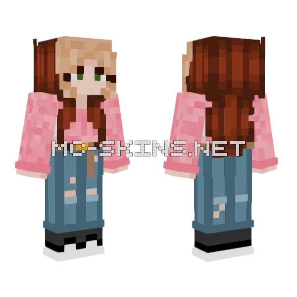 Rayemth Skin V3 Minecraft skin, front and back