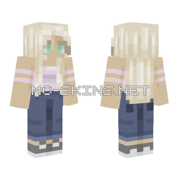 Rayna Minecraft skin, front and back
