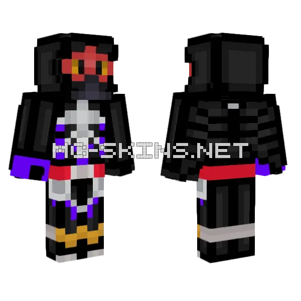 Razar Minecraft skin, front and back