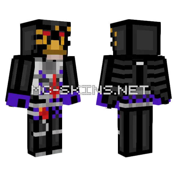Razcal Minecraft skin, front and back