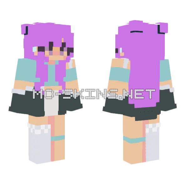 RC Results Cuz Idk D Minecraft skin, front and back
