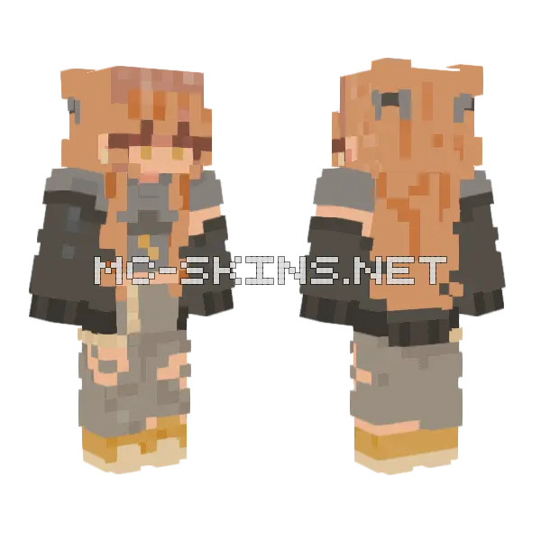 Rce Minecraft skin, front and back