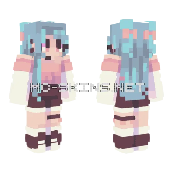 Rce For Reshaderevival 3 Minecraft skin, front and back