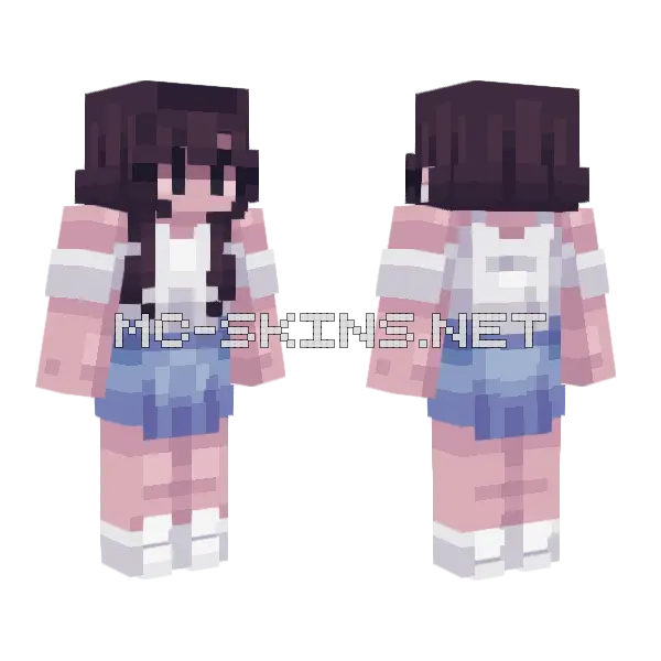 Rce Free Cloud Minecraft skin, front and back