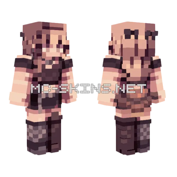 Rce Rose Pie Minecraft skin, front and back