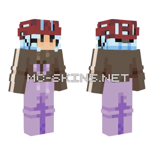 Ready 2 Bike Te Minecraft skin, front and back